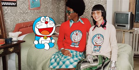 gucci x doraemon|doraemon x gucci colors.